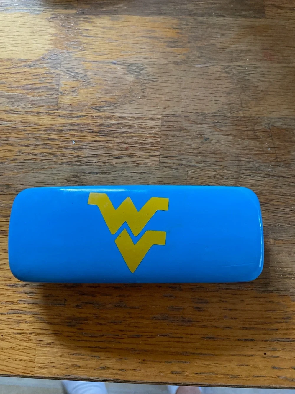 West Virginia Mountaineers hard shell glasses case